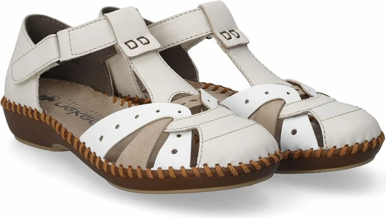 Sandale femra Rieker M1655-61, bezhë