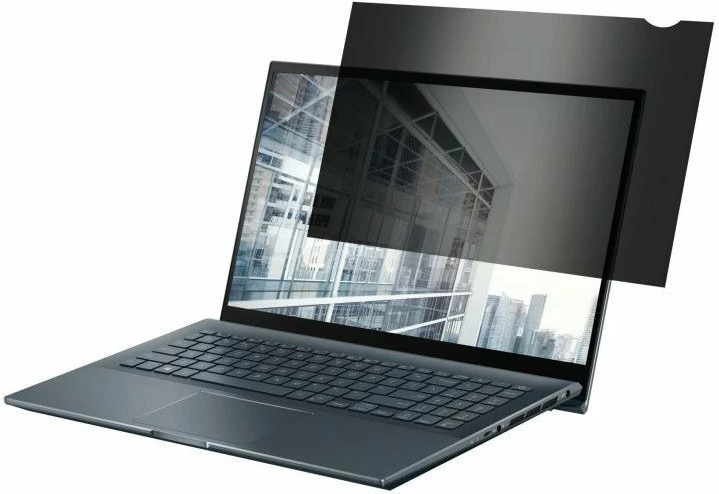 Filtër privatësie për ekran laptopi eStuff GLBB14302189 14" 16:10 pa kornizë, glossy/matt, anti-glare, i zi