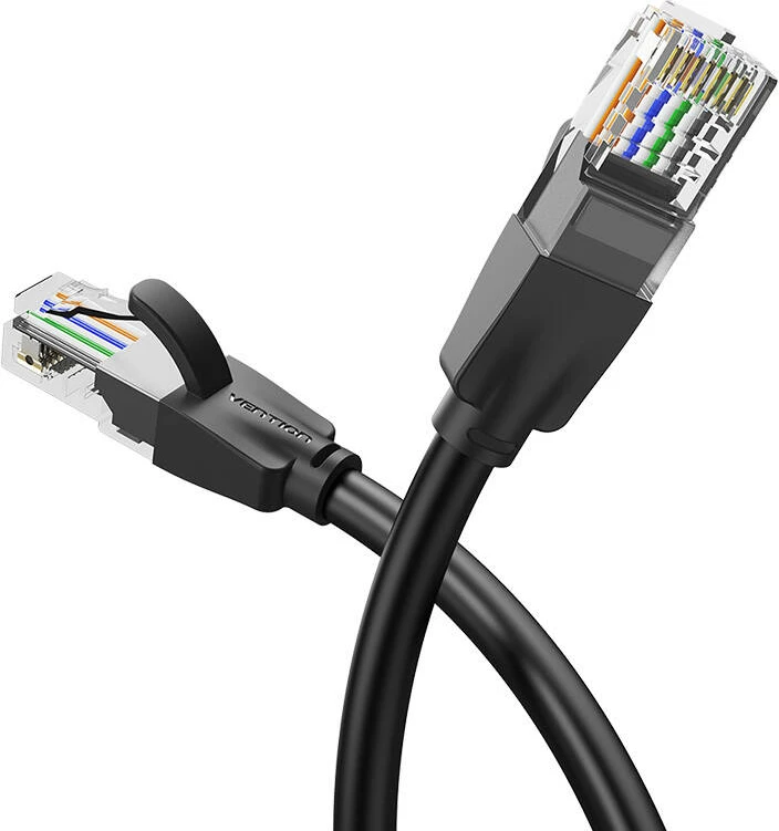 Kabllo rrjeti Vention IBEBG CAT6, 1.5m, 1000Mbps, e zezë