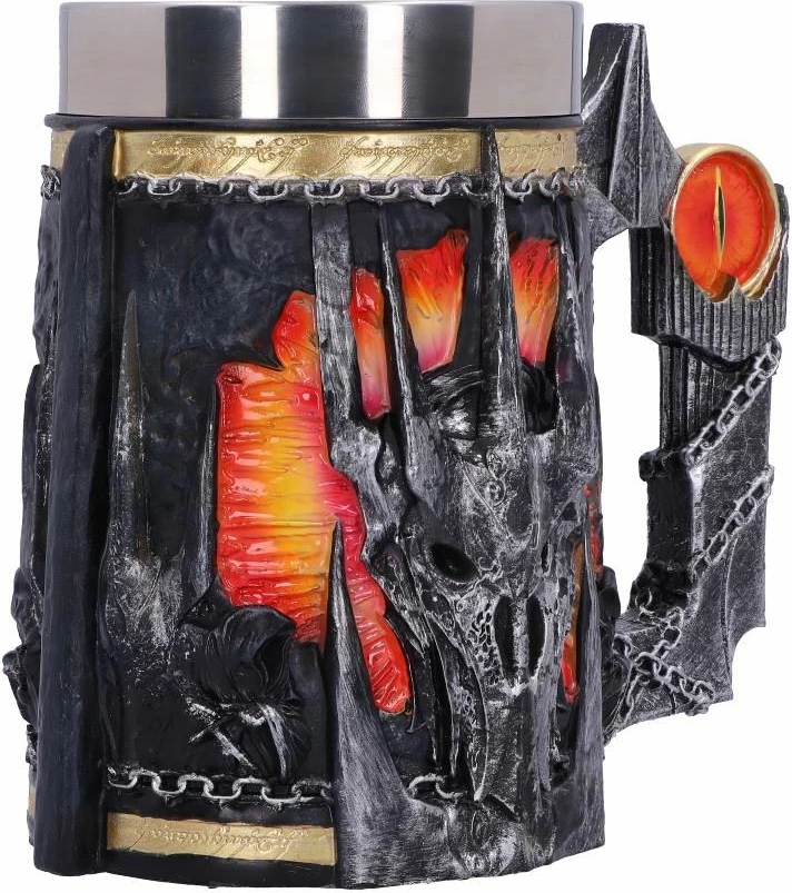 Mug NEMESIS NOW Lord of the Rings Sauron, resin, i pikturuar me dorë, e zezë/kuqe