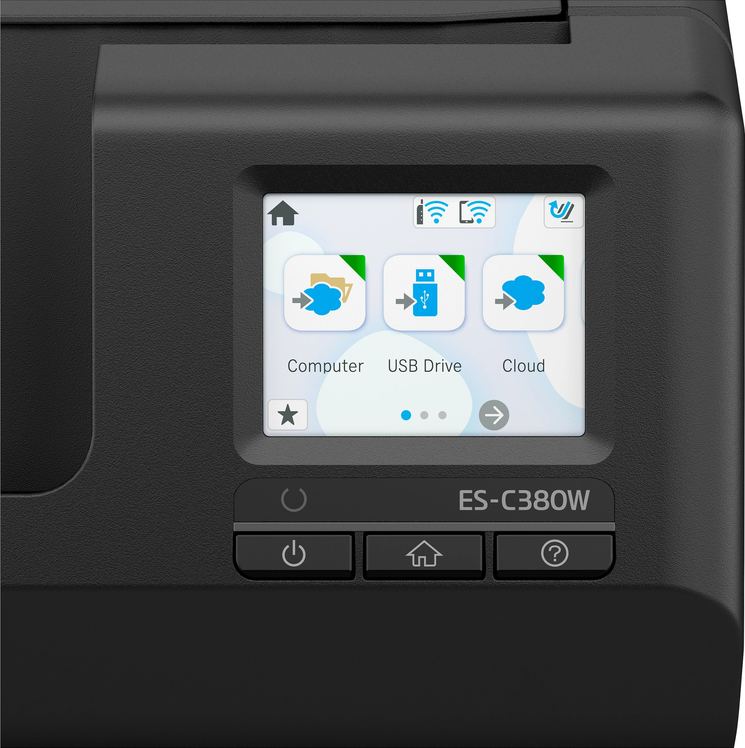 Skaner Epson WorkForce ES-C380W, A4, duplex, Wi‑Fi, i zi