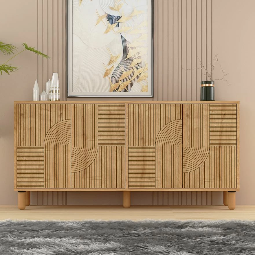 Konsol Skye Decor, desso, ngjyrë lis safir