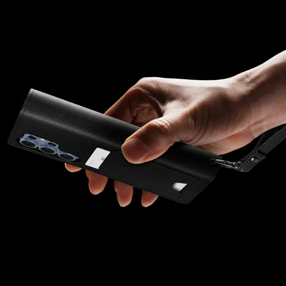 Mbështjellës Spigen Wallet S për Samsung Galaxy S25 Ultra, e zezë