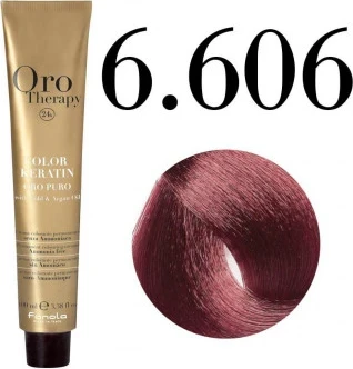 Ngjyrë për flokë Oro 6.606 e kuqe e ngrohtë , 100 ml