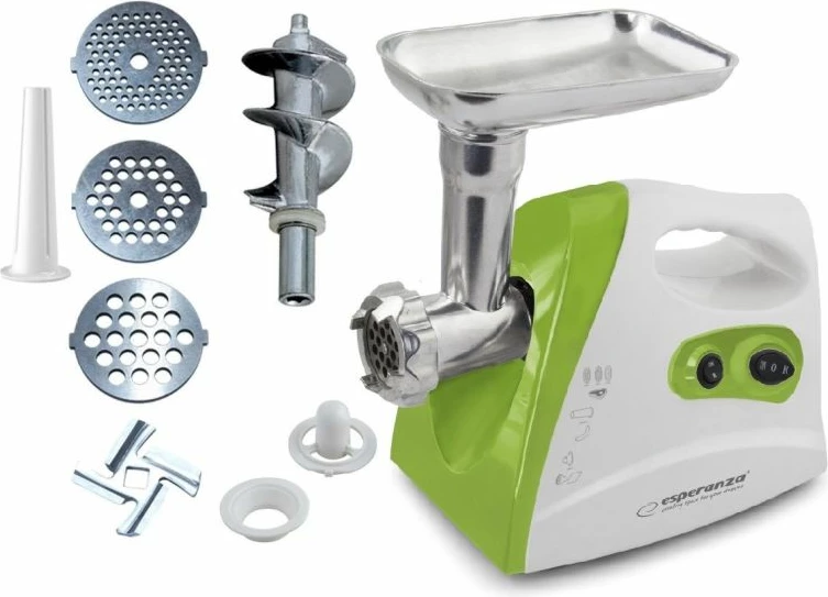 Makinë bluarëse mishi Esperanza Meatball EKM012G, e bardhë/jeshile