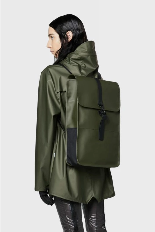 Çantë shpine Rains, uniseks, e gjelbër