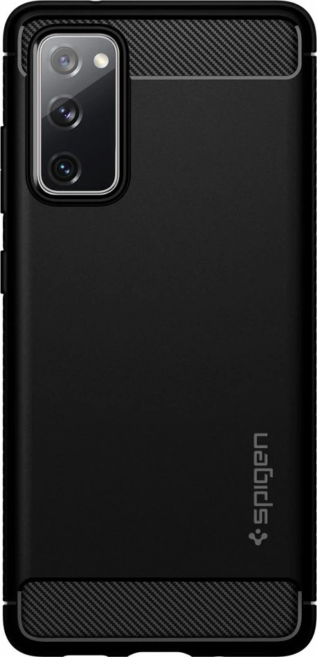Mbështjellës Spigen Rugged Armor për Samsung Galaxy S20 FE, Matte Black