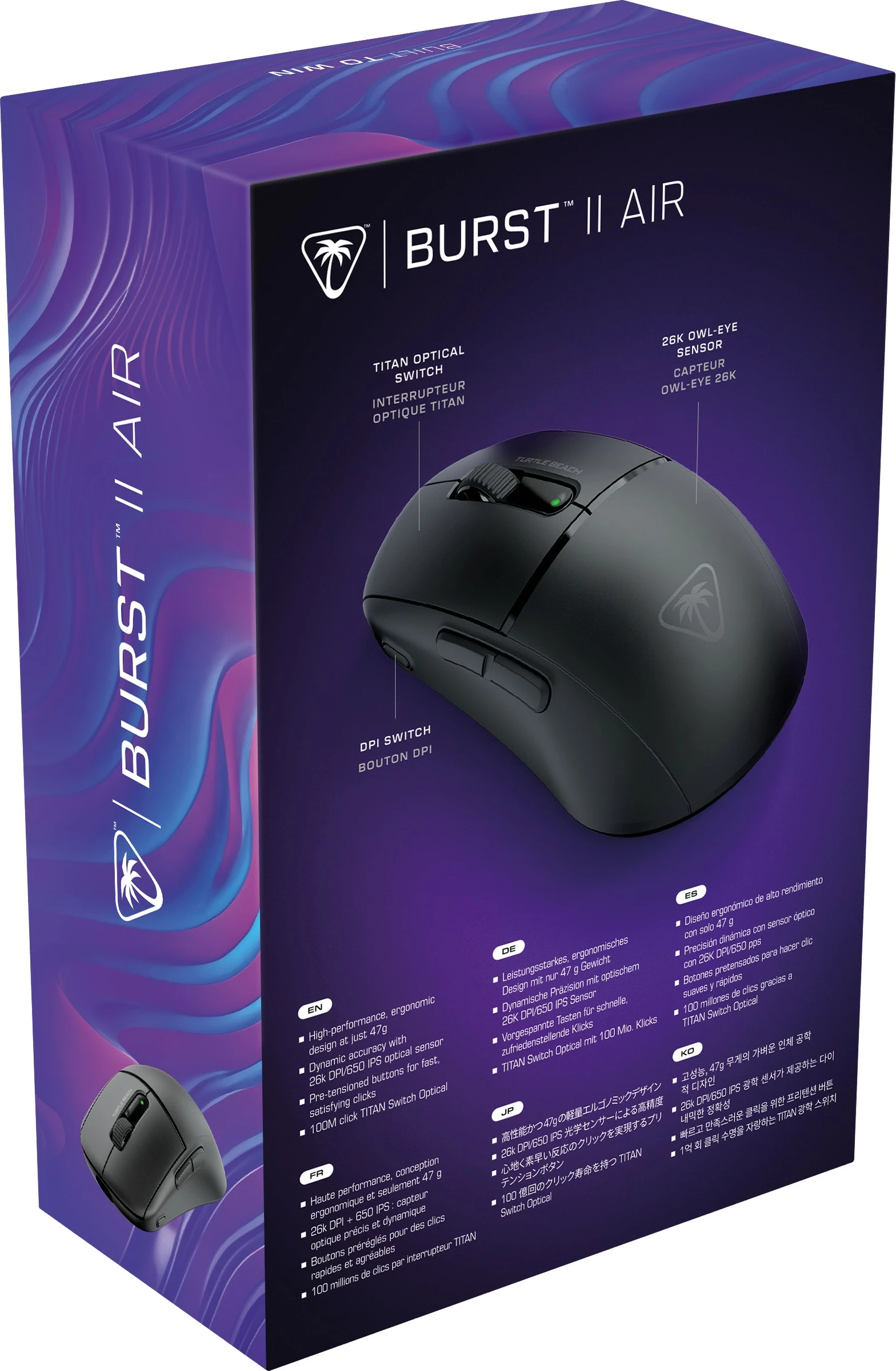 Maus gaming Turtle Beach Burst II Air, i zi