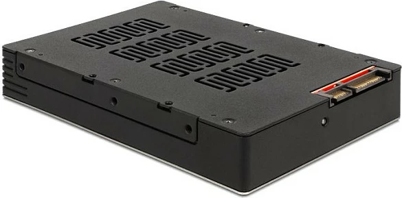 Mobile rack DeLOCK 47224 për HDD/SSD 2.5" SATA, hot-swap, 6 Gbit/s, i zi