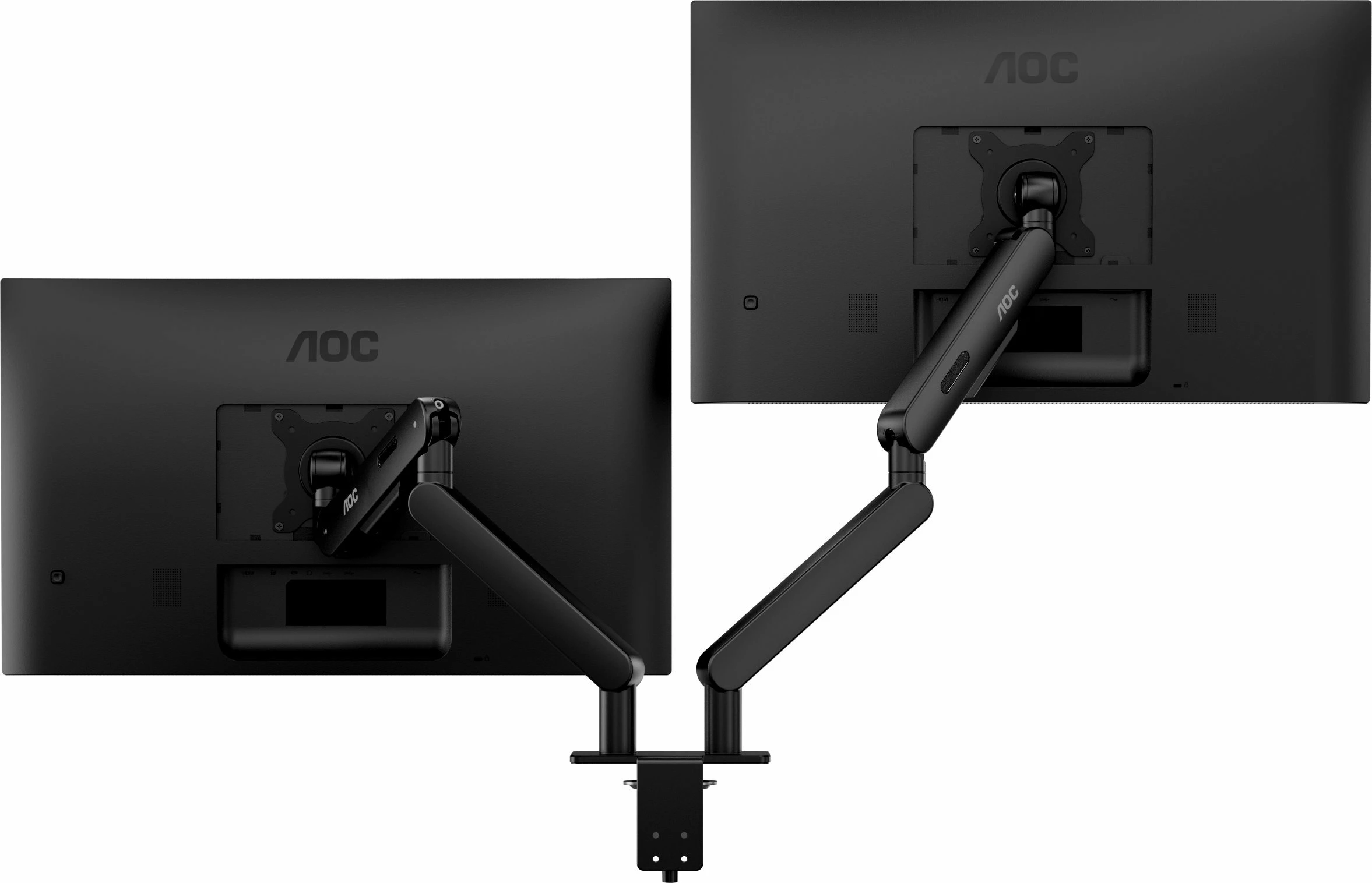 Mbajtëse tavoline për 2 monitorë AOC AM420B 17"-34", VESA 75x75/100x100, max 9 kg, e zezë