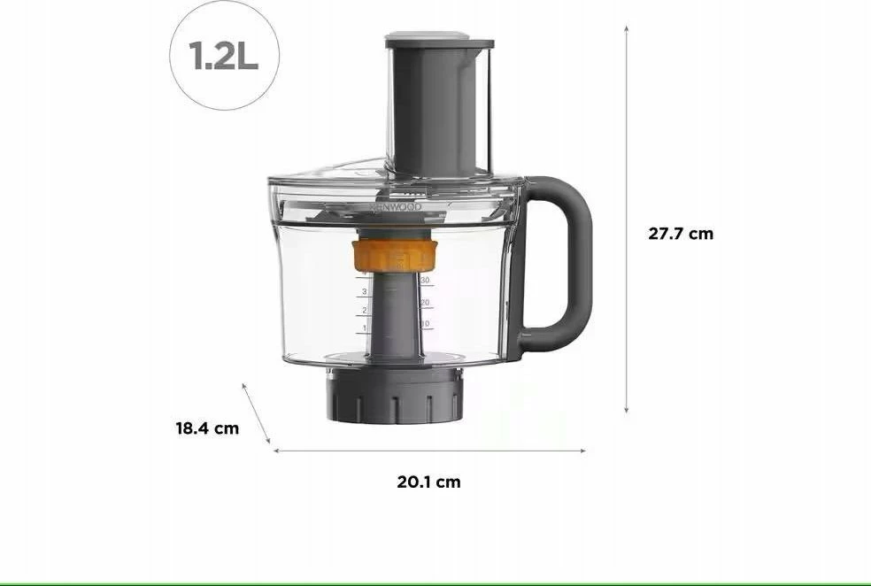Aksesor procesor ushqimi Kenwood KAH65.000PL 1.2L, gri