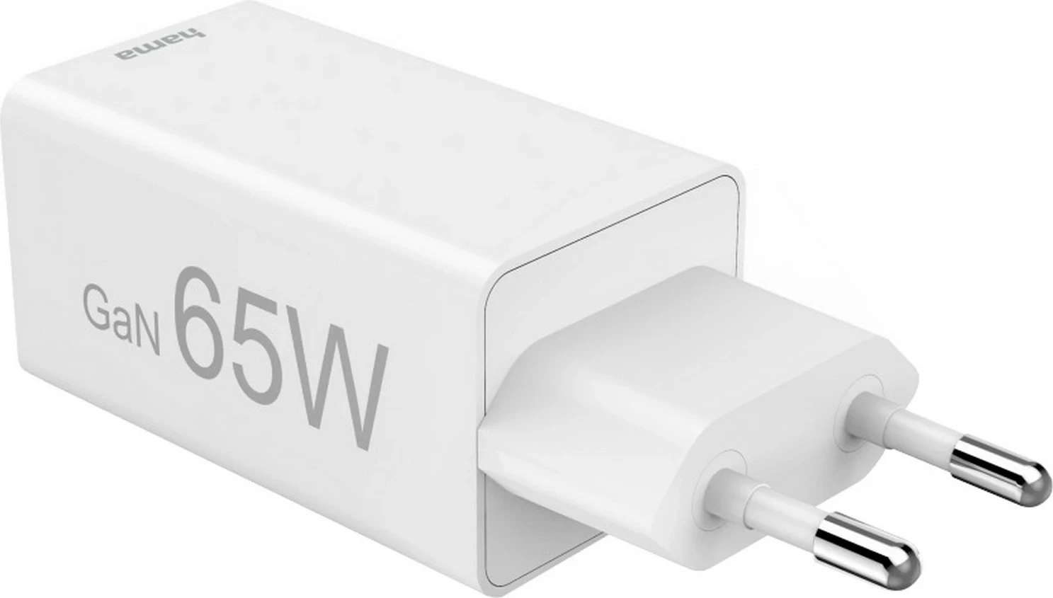 Karikues Hama 65W, 2x USB-C, 1x USB-A, i bardhë