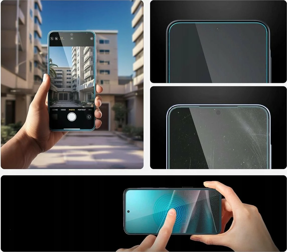 Xham i kalitur Spigen Glas.TR EZ Fit për Galaxy A36 5G, transparent, 2 copë