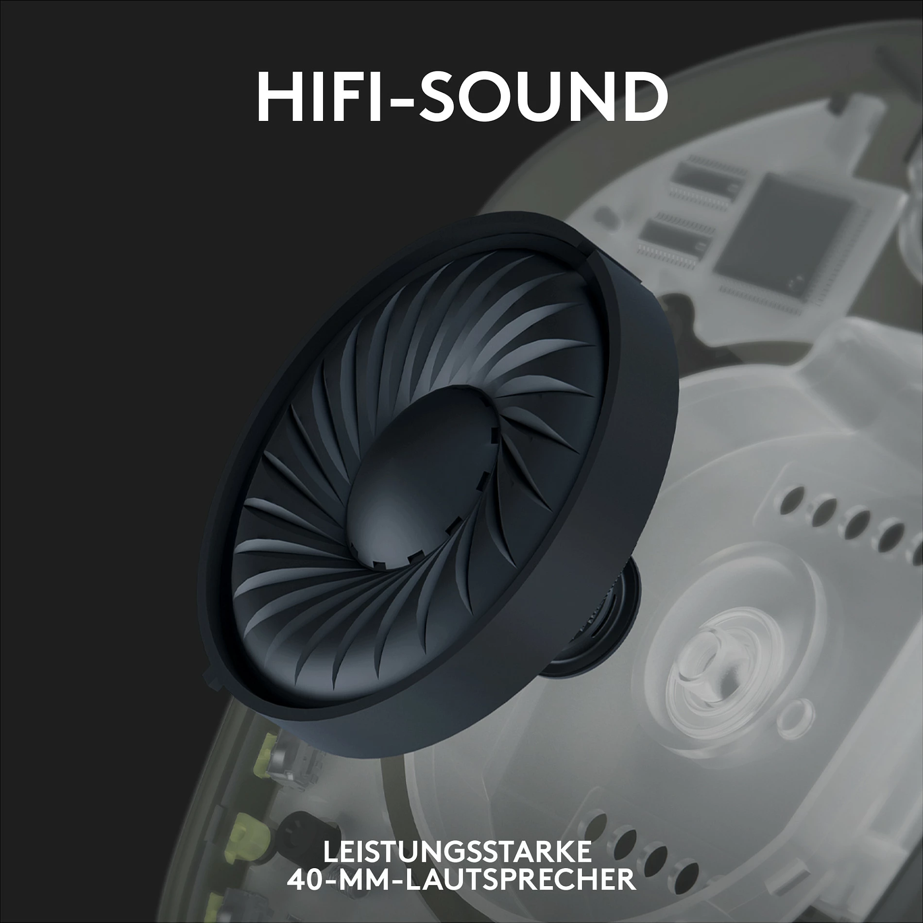 Kufje gaming Logitech G435 LIGHTSPEED, pa tela, e zezë dhe e verdhë neon