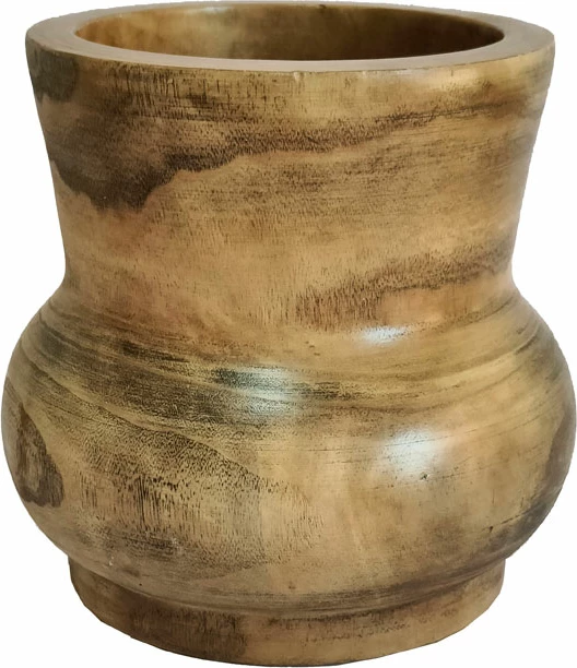 Vazo druri Cedar, ngjyrë kafe, 26x26x25 cm