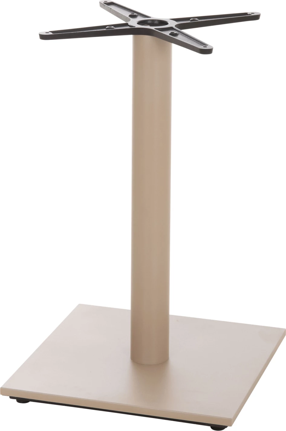 Baza tavoline metalike, ngjyrë kapuçino mat, FH438.25, 46x46x72cm