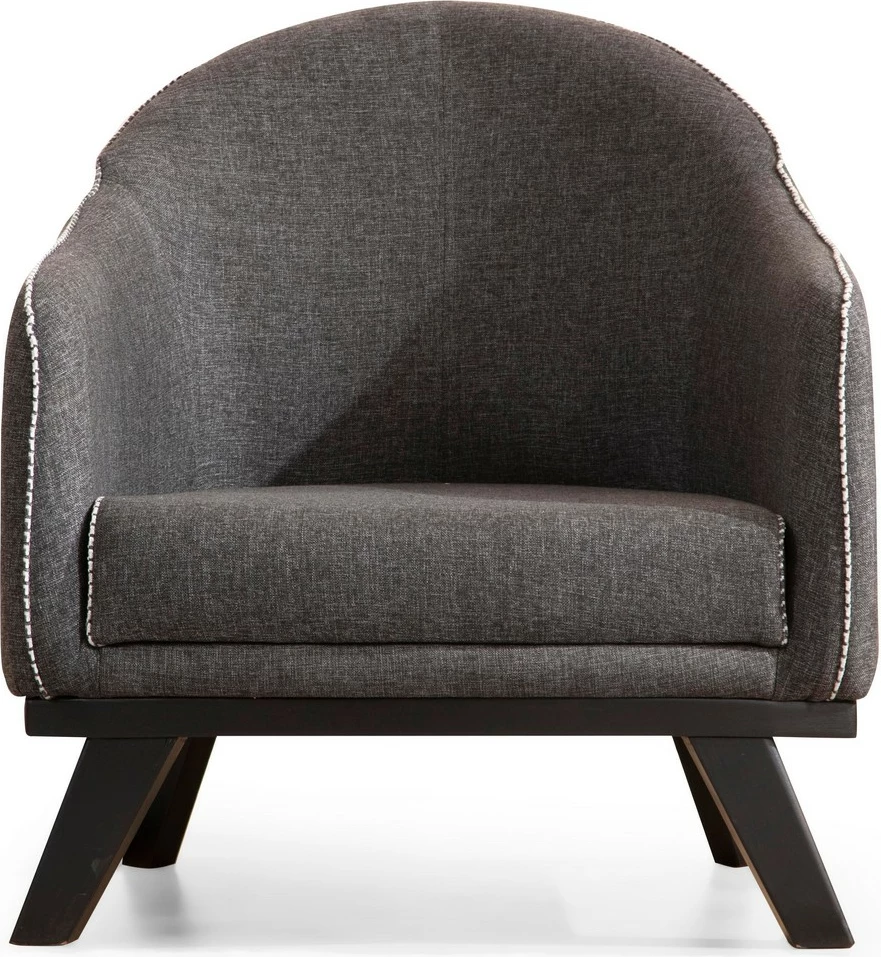 Karrige krahu Leon, ngjyrë antracit, Atelier del Sofa