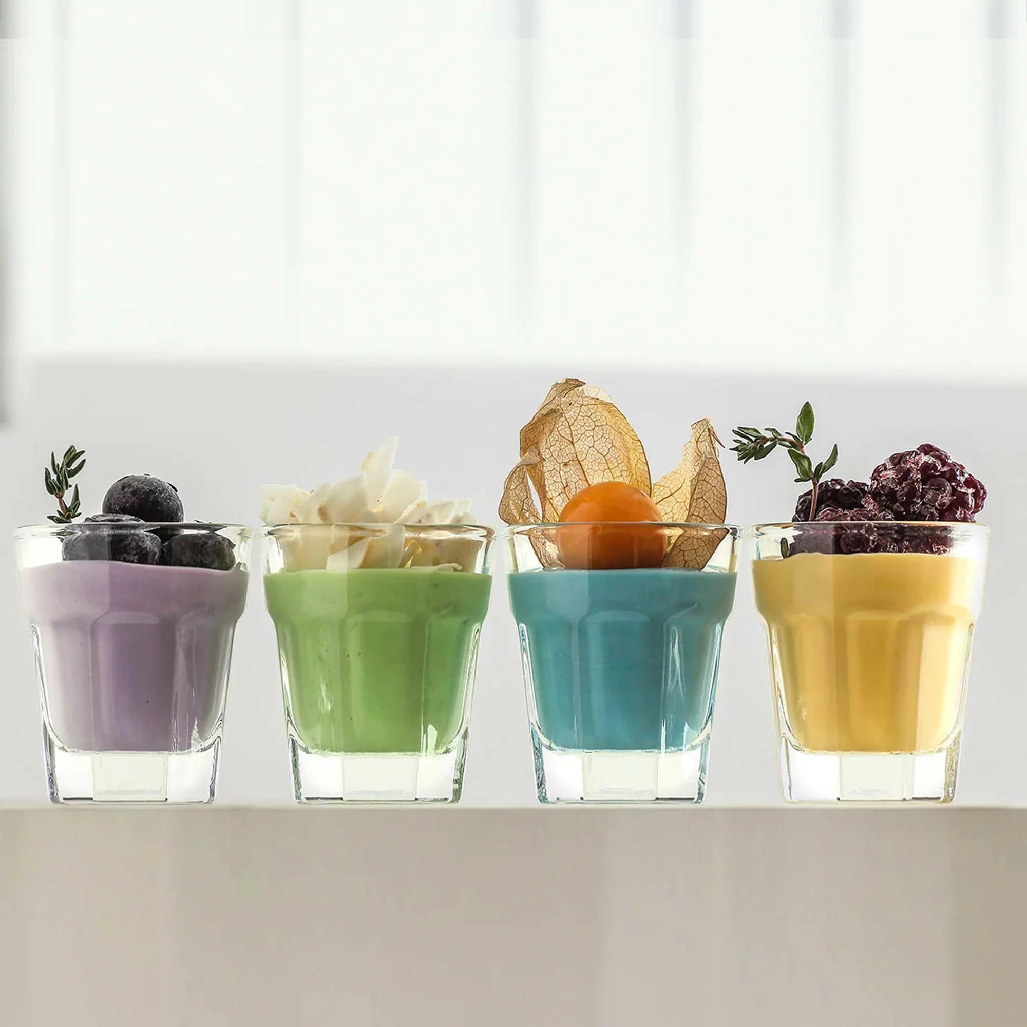 Gotë liker LAV Amsterdam 45 ml, transparente, set 12 copë