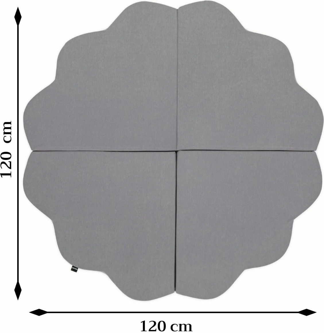 Jastëk për beba, ngjyrë gri, Evila Originals, Bulut