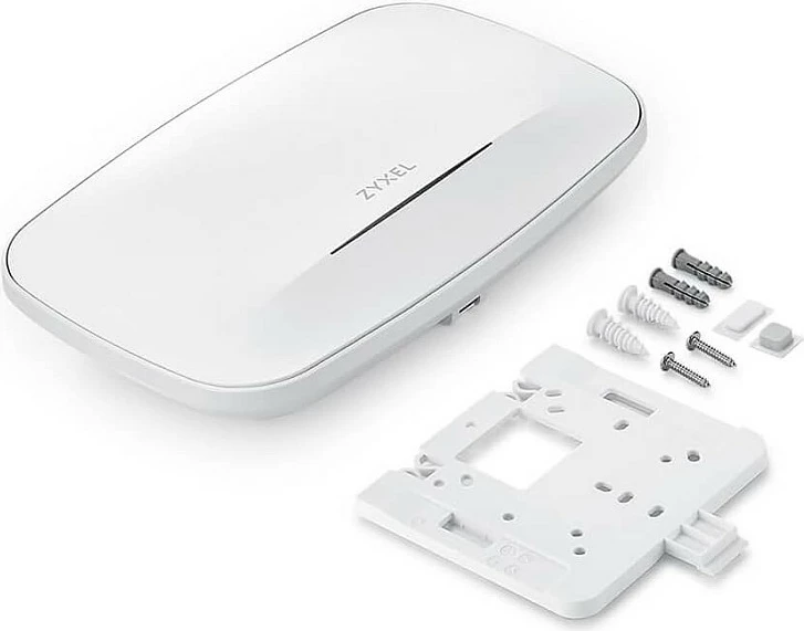Pikë aksesi Wi‑Fi Zyxel NWA210AXV2, Wi‑Fi 6 AX5400, Dual-Band 2.4/5 GHz, 2x 2.5GbE, PoE, e bardhë
