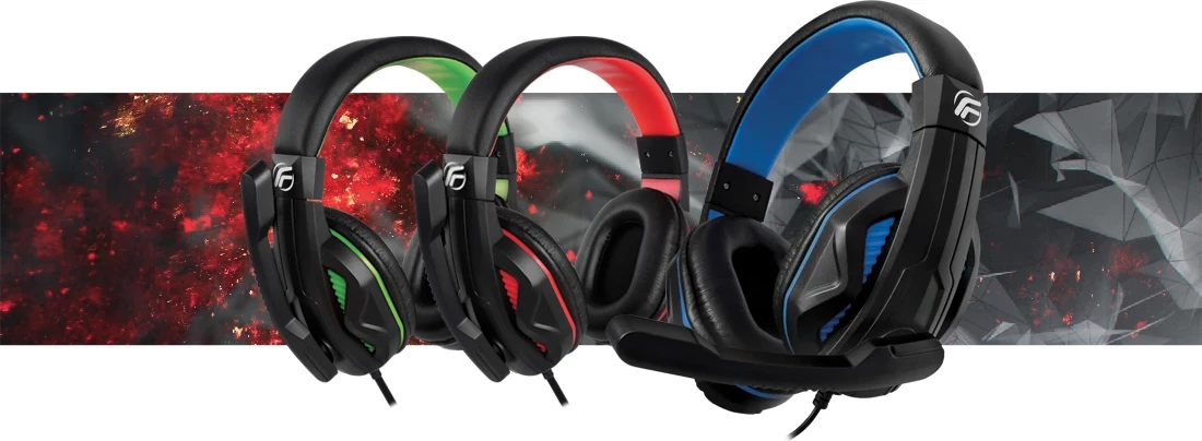 Kufje gaming Fenner PC13, e kuqe