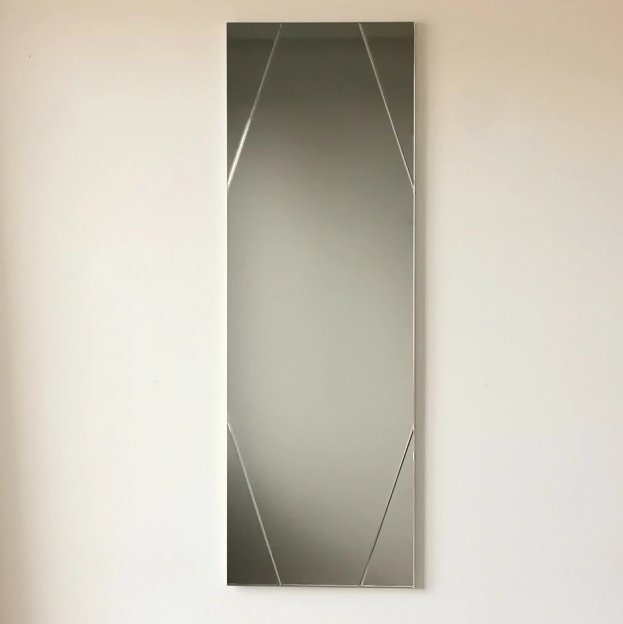 Pasqyrë Hanah Home, A320D, ngjyrë argjendi, 35x105cm