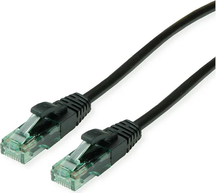 Kablë rrjeti ROLINE 21.45.3158 Cat6a 15m UTP RJ-45, e zezë