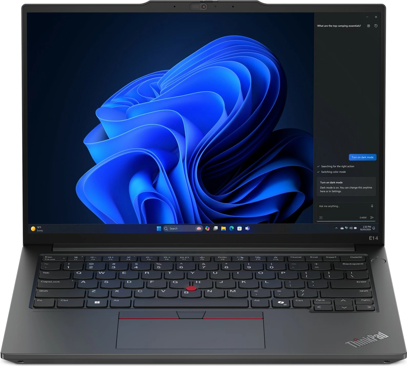 Laptop Lenovo ThinkPad E14, AMD Ryzen 7, 16 GB RAM, 512 GB SSD, E zezë
