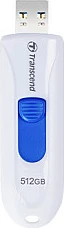 USB stick Transcend JetFlash 790 512GB, USB 3.2, zi/bardhë