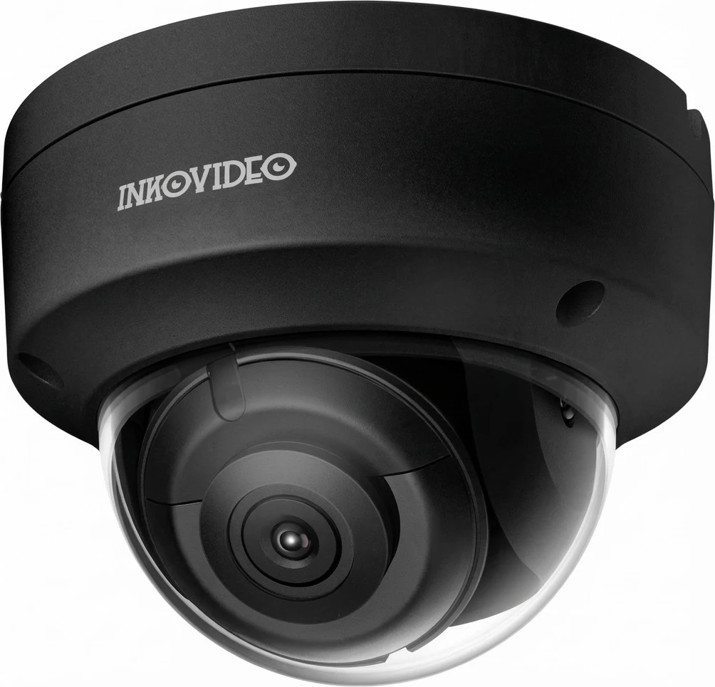 Kamerë sigurie IP Inkovideo V-811-B, dome, e zezë
