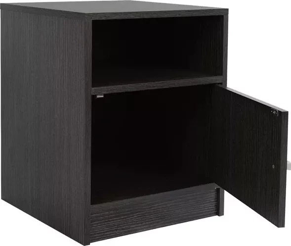 Komodinë FH2205.01 Zebrano 40x40x50, e zezë