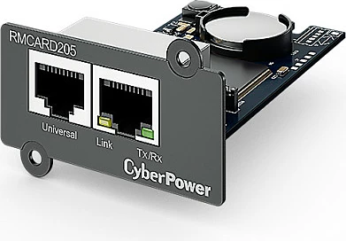 Kartë menaxhimi rrjeti CyberPower RMCARD205, Fast Ethernet 10/100, 2x RJ-45, zezë/kaltër