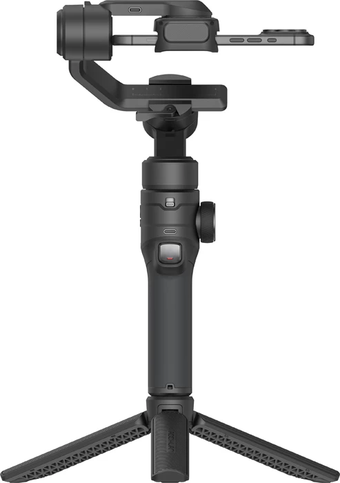 Gimbal stabilizator AOCHUAN Smart S3, 3-aks, AI Sensor, 360° tracking, dritë LED, set me tripod + çantë, i zi