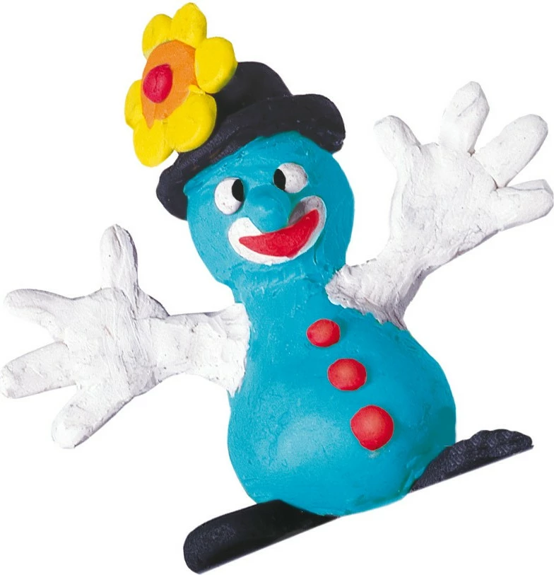 Modelim plastelinë Pelikan Creaplast, 14 copë, 10 ngjyra, multikolor