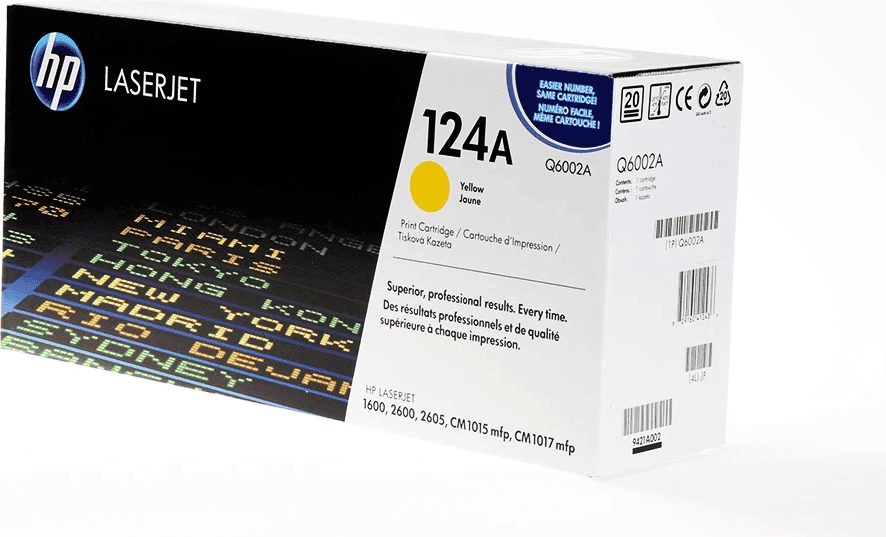 Toner, HP, 124A Q6002A, rendiment 2000 faqe, e verdhë