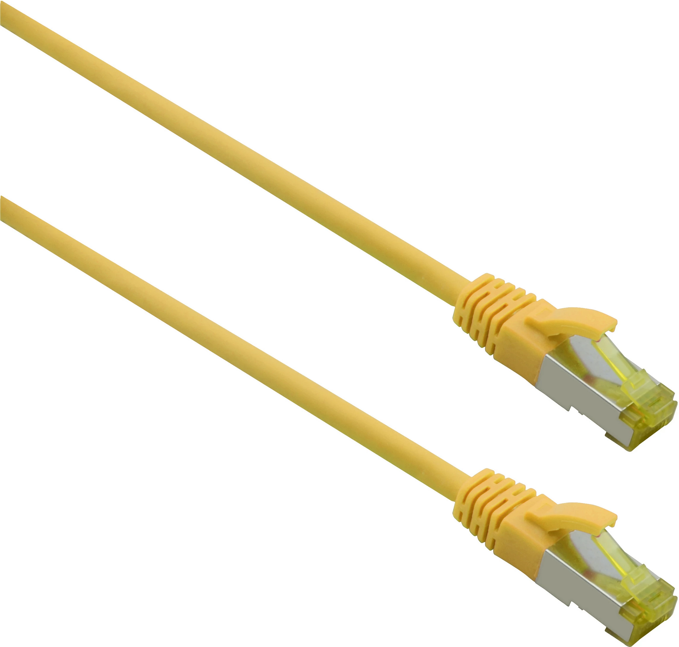 Kablë rrjeti Helos 263783 Cat6a S/FTP, 10 m, RJ-45, e verdhë