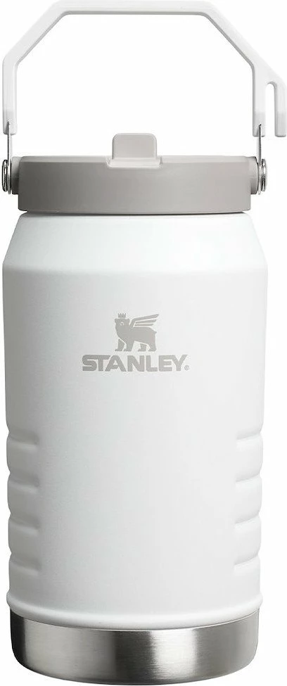 Shishe termike sportive Stanley IceFlow Flip Straw 1.9L, çelik inox, e bardhë