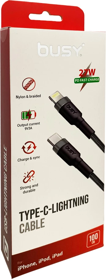 Kabllo për iphone me Type C 1 m 27W Busy 
