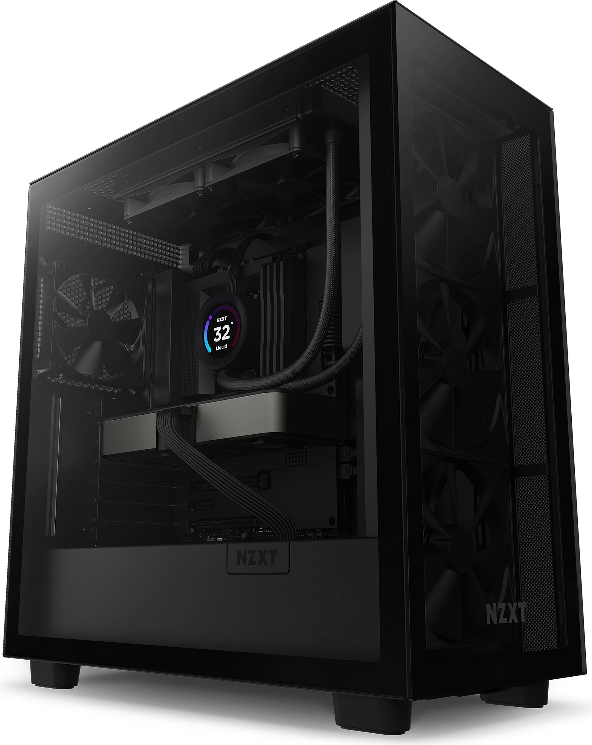 Ftohës uji AIO NZXT Kraken Elite 240 RL-KN24E-B1, ekran TFT-LCD, 2x120mm PWM, i zi