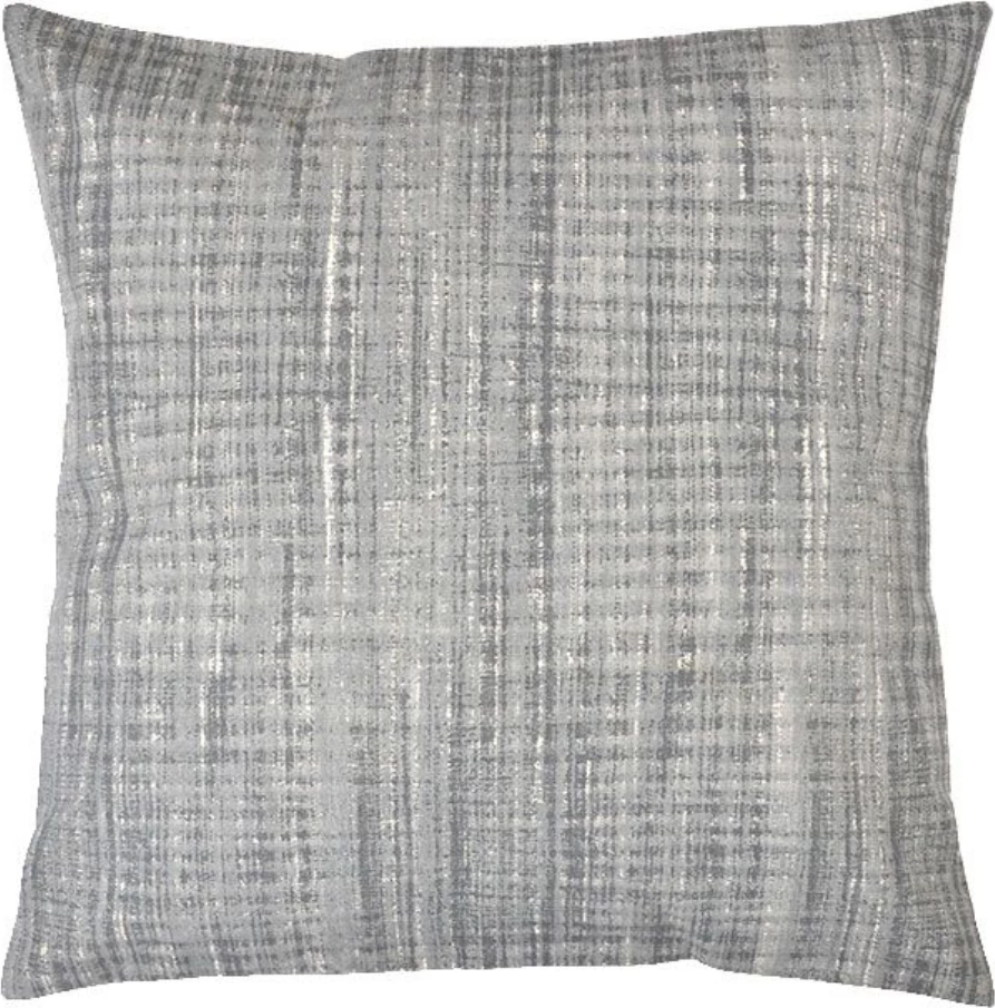 Jastëk dekorativ Flow, pambuk, ngjyrë gri e errët, 60x60cm