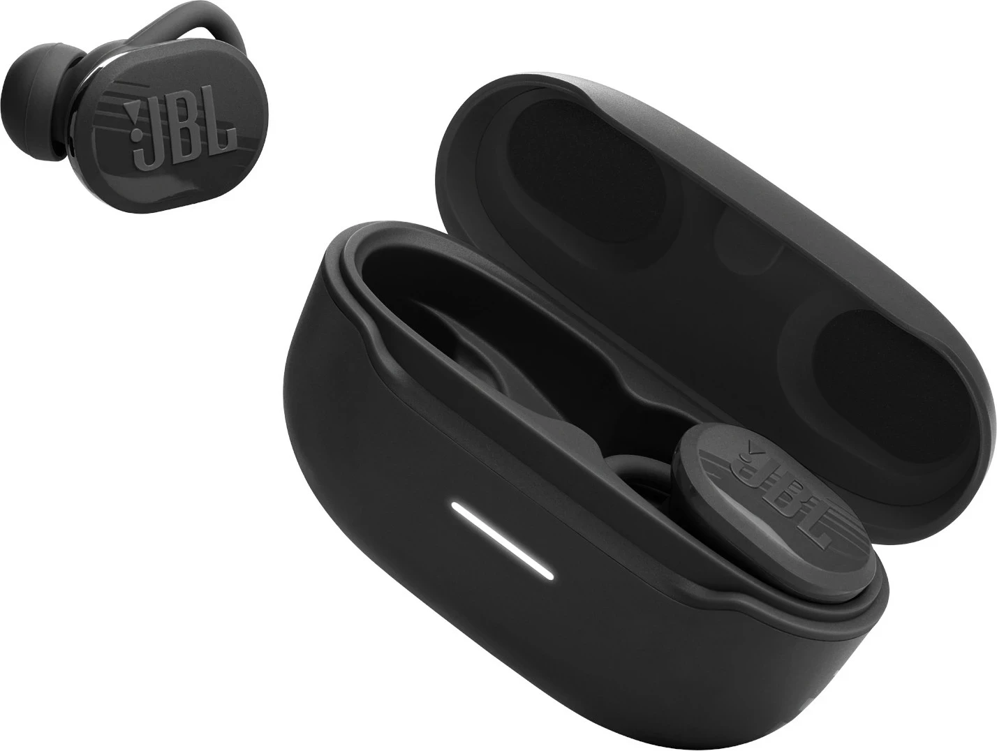 Kufje JBL Endurance Race TWS, Bluetooth 5.2, 30 orë bateri, IP67, të zeza