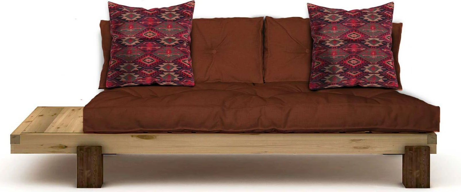 Lounge Atelier del Sofa, ngjyrë natyrale dhe e kuqe tjegull, CPT8373-200