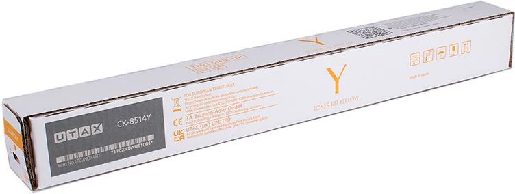 Toner, Utax, CK-8514Y/CK8514Y (1T02NDAUT1), rendiment deri 24,000 faqe, e verdhë