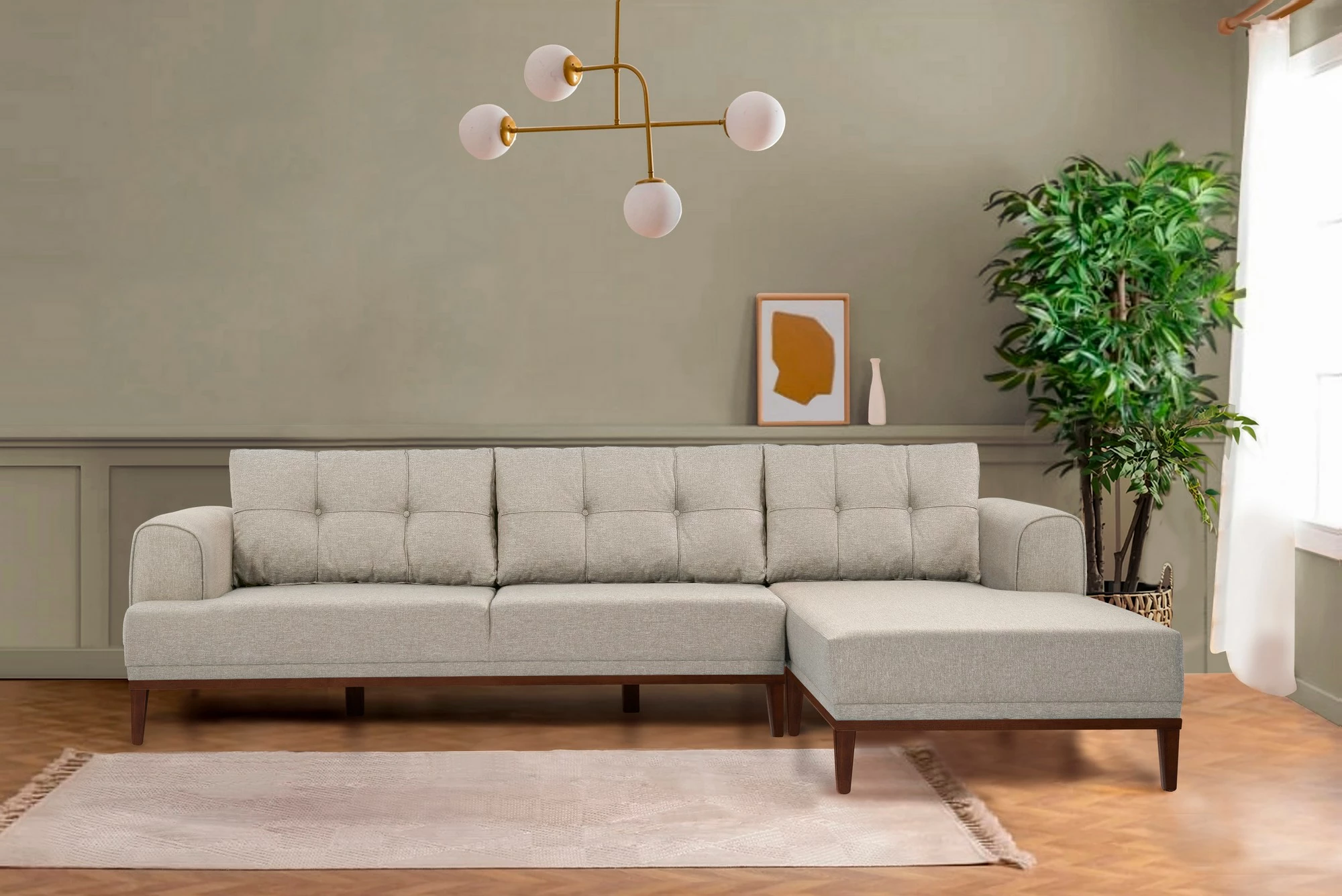 Këndare Atelier del Sofa, Vina, krem dhe arre