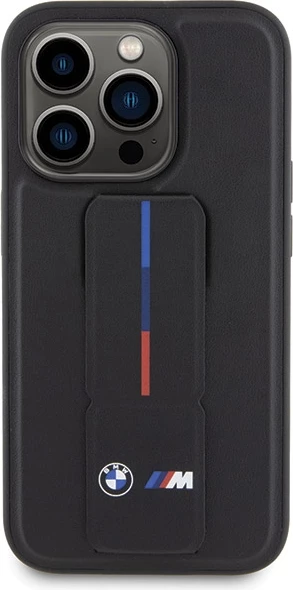 Mbështjellës BMW Grip Hot Stamp për iPhone 15 Pro Max, i zi