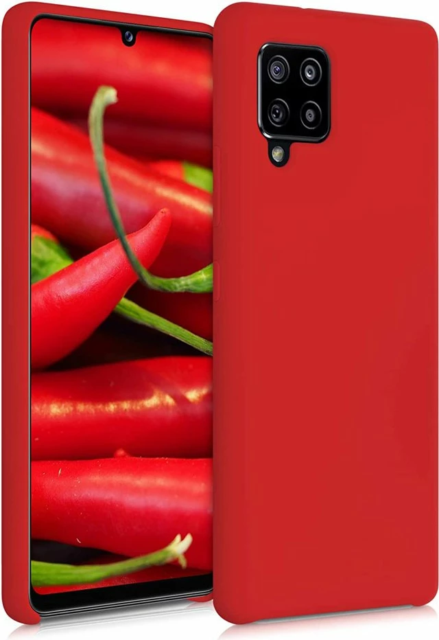 Mbështjellës silikoni Hurtel për Samsung Galaxy A42 5G, Kuq