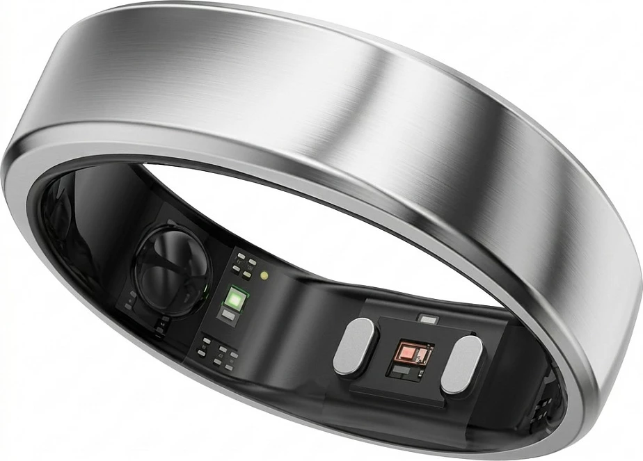Unazë smart RingConn Gen2 Air, madhësi 11, argjend