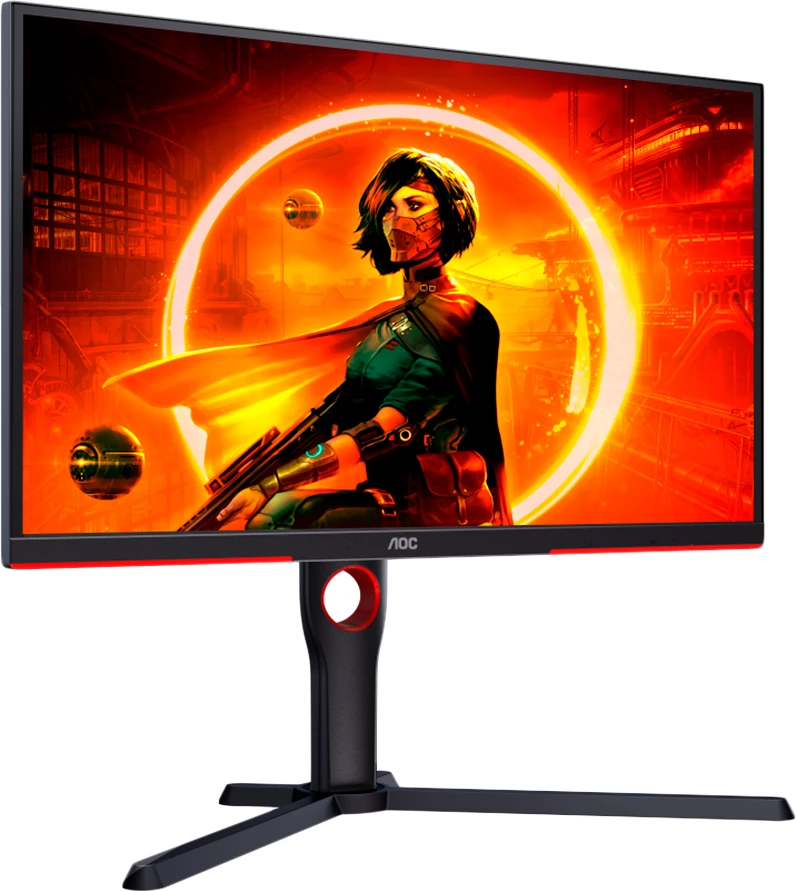 Monitor gaming AOC 25G3ZM/BK 24.5" Full HD 240Hz VA 0.5ms Adaptive Sync, zezë-kuqe