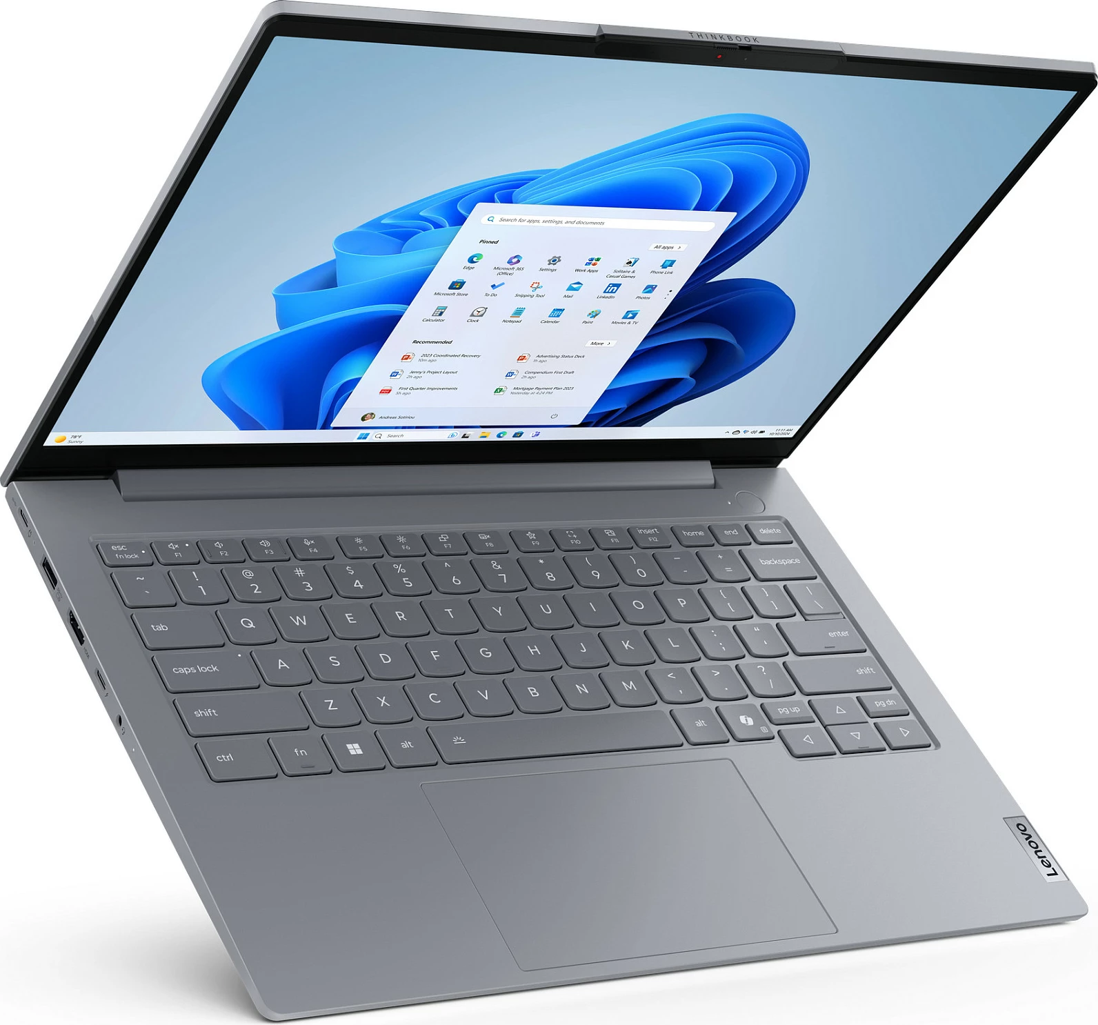 Laptop Lenovo ThinkBook 14 G8 IAL, Intel Core Ultra 5, 16GB RAM, 512GB SSD, 14" 1920x1200, Windows 11 Pro, Arctic Grey