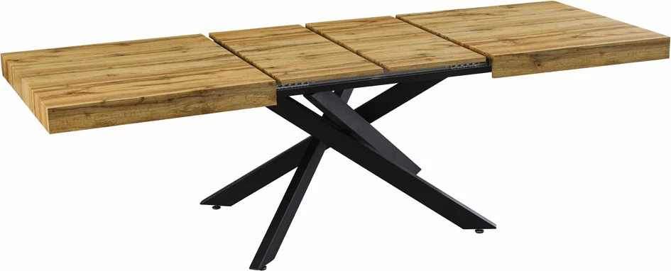 Tavolinë zgjatëse Kimono, ngjyrë natyrale, 160x90x75